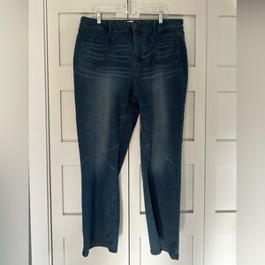Mid Rise Boot Cut Jeans Size 18W